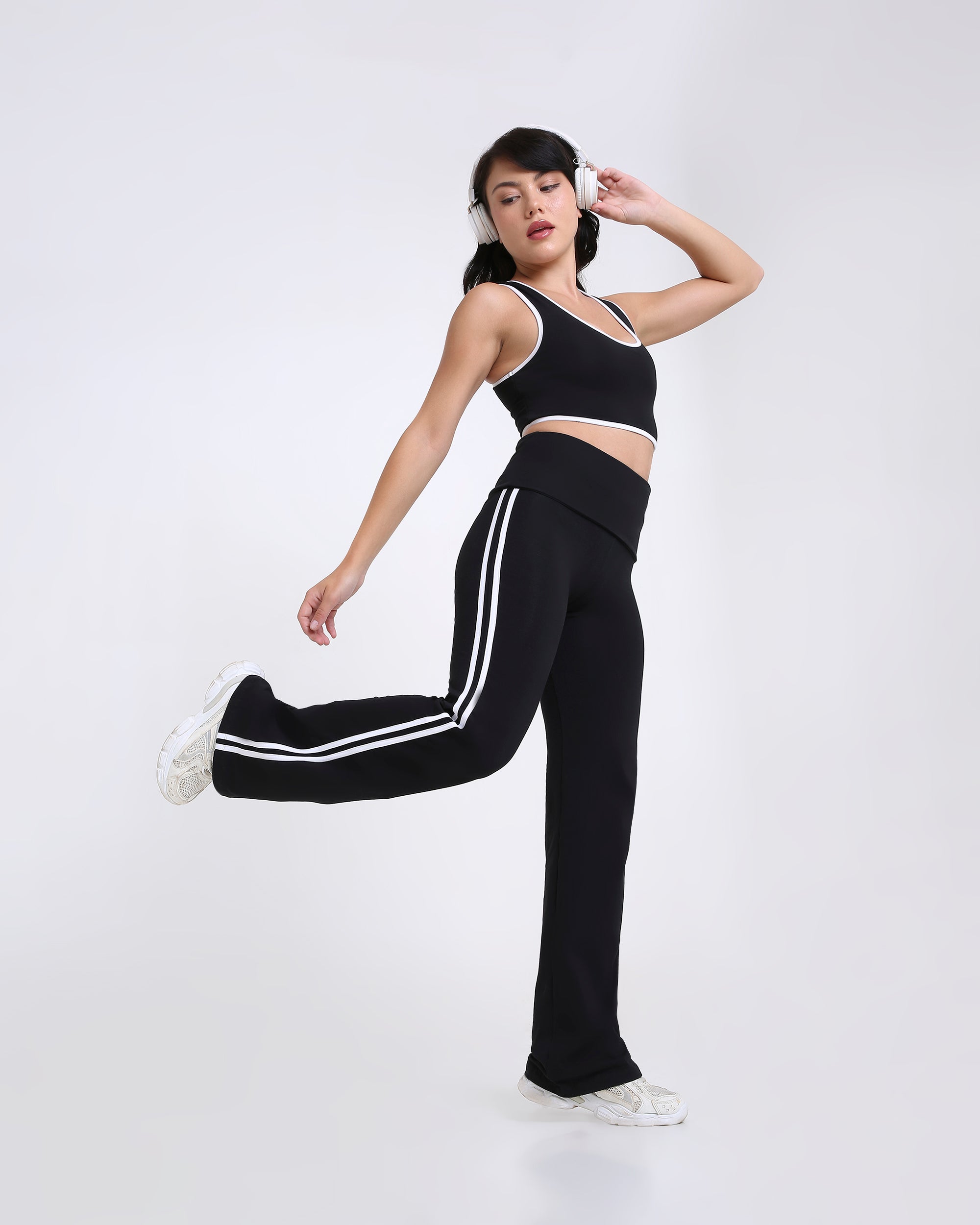 Flow Stripe Straight Pants